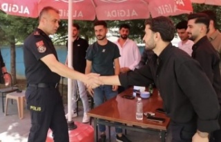 Emniyet Müdürü Sazak’dan gençlere ziyaret