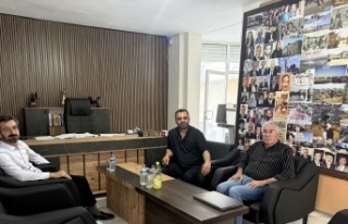 İlçe başkanlarından İdil habere ziyaret
