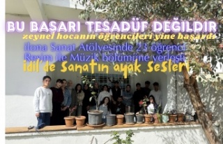 İlona Sanat merkezinden ilk yıllında önemli başarı