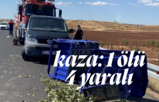 Baba hayatını kaybetti 4 kişi yaralandı