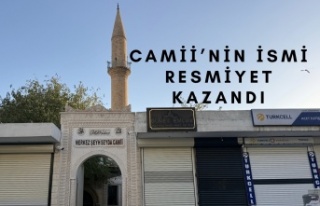 Camii’nin ismi resmiyet kazandı