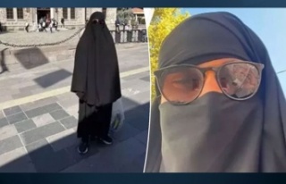 Çarşaflı Erkek gözaltına alındı