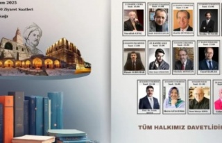 Cizre’nin kitap fuarı başlıyor Ünlü Yazarlar...