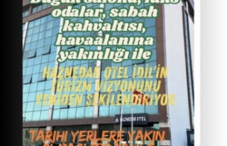 Haznedar Otel Şırnak’a bir soluk getirdi