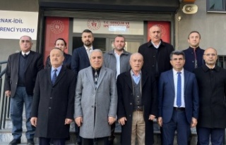 İdil Öğrenci yurduna kurum amirlerinden ziyaret