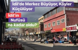 İdil Nufüsü ne kadar arttı ?