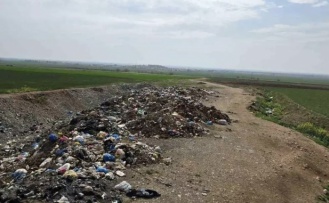Nusaybin kırsal alanında temizlik çalışması
