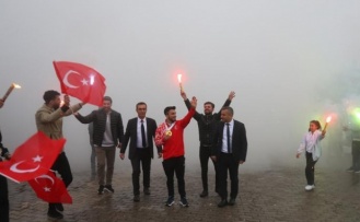 Avrupa Şampiyonu Harun Algül Şırnak’ta coşkuyla karşılandı