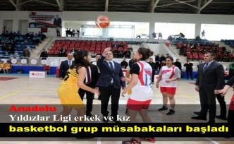 Kız basketbol grup müsabakalar Hakkari'de başladı