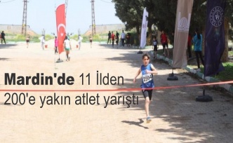 Mardin'de 11 İlden 200'e yakın atlet yarıştı