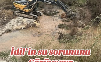 İdil Belediyesi Su sorunu çözmek için çalışma başlattı