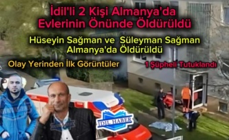 Almanya’da işlenen cinayetten ilk görüntüler