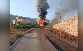 Gabar Dağında petrol boru hatında patlama