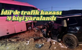 İdil’de trafik kazası 4 kişi yaralandı