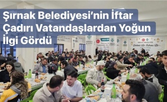 Şırnak’ta Ramazan Sofrası kuruldu