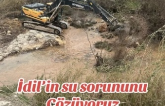 İdil Belediyesi Su sorunu çözmek için çalışma başlattı