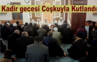Kadir Gecesi İdil’de coşkuyla kutlandı