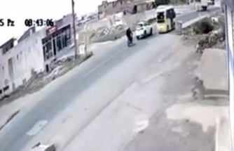 Motosiklet kazası 2 yaralı