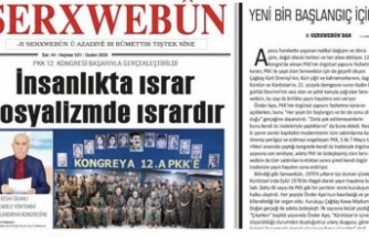 Serxwebun gazetesi yayın hayatına son verdi