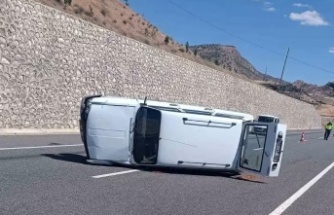 Trafik kazası 1 Kişi yaralandı