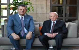 Başkan Yarka Bahçeli ile biraraya geldi