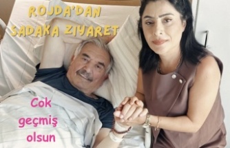 Rojda’dan Selim Sadak’a ziyaret