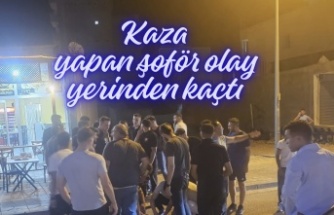 Trafik kazası 1 çocuk yaralandı