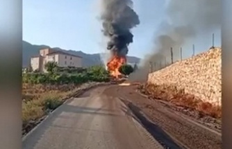 Gabar Dağında petrol boru hatında patlama