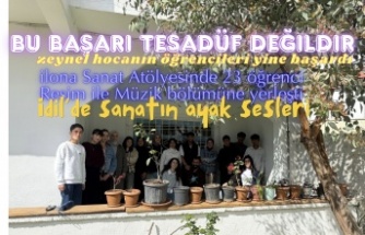 İlona Sanat merkezinden ilk yıllında önemli başarı