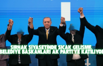 Şırnak Siyasetinde Sıcak Gelişme: Belediye Başkanları AK Parti’ye Katılıyor