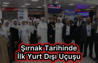 Şırnak’tan yurt dışına ilk uçuş