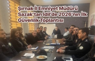 Şırnak İl Emniyet Müdürü Sazak’tan İdil’e ziyaret