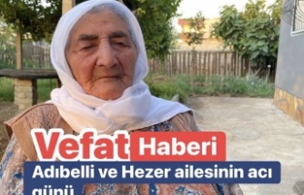 Adıbelli ailesinin acı günü