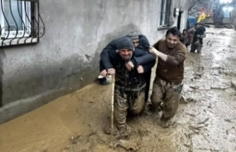 Uludere’de Sel ve heyelan