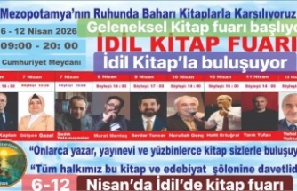 Ünlü Yazarlar İdil Kitap Fuarı’nda Buluşuyor