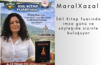 Maral Ğazal İdil Kitap Fuarında