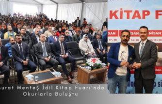 Murat Menteş İdil Kitap Fuarı’nda Okurlarla Buluştu