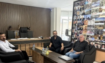 İlçe başkanlarından İdil habere ziyaret