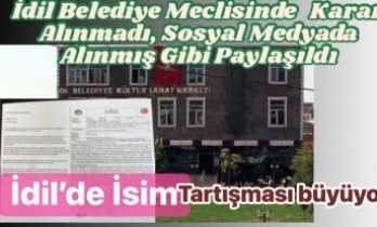 İdil Belediye Meclisinde şaşırtan oylama