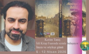 Kerim Tanış İdil Kitap Fuarın’da