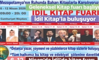 Ünlü Yazarlar İdil Kitap Fuarı’nda Buluşuyor