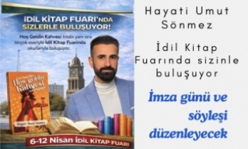 Hayati Umut Sönmez Kitap Fuarını 4 Eserle karılacak