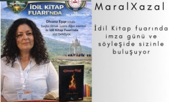 Maral Ğazal İdil Kitap Fuarında
