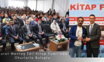 Murat Menteş İdil Kitap Fuarı’nda Okurlarla Buluştu