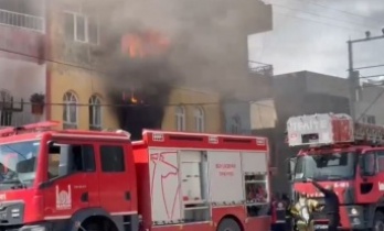 Yangın: 4 Kişi hastaneye kaldırıldı