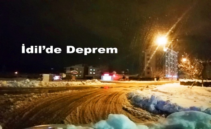 İdil'de Deprem