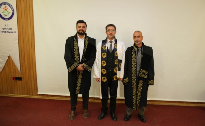 Şırnak Üniversitesinde Doçent töreni