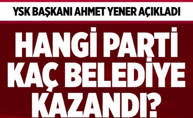 YSK Başkanı Ahmet Yener kesin olmayan sonuçları açıkladı