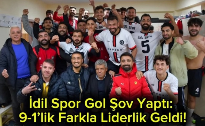 İdil Spor'dan farklı galibiyet