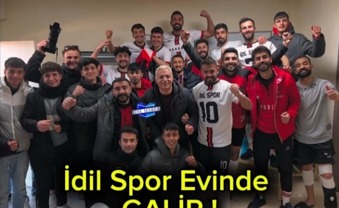 İdil Spor ikinci galibiyetini aldı
